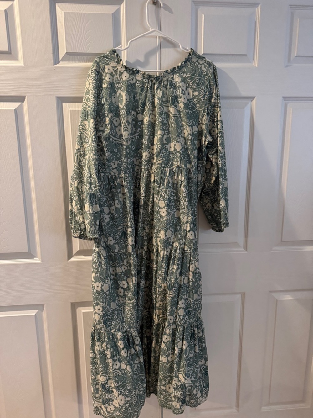 Tuckernuck Caftan Floral Tiered Maxi Dress xl - Picture 5 of 5